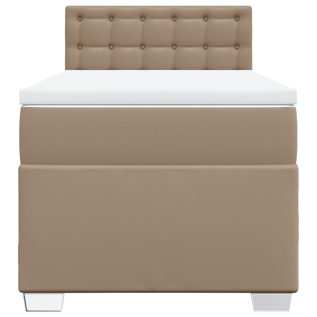 Sommier à lattes de lit avec matelas Cappuccino 90x200 cm - XIOS