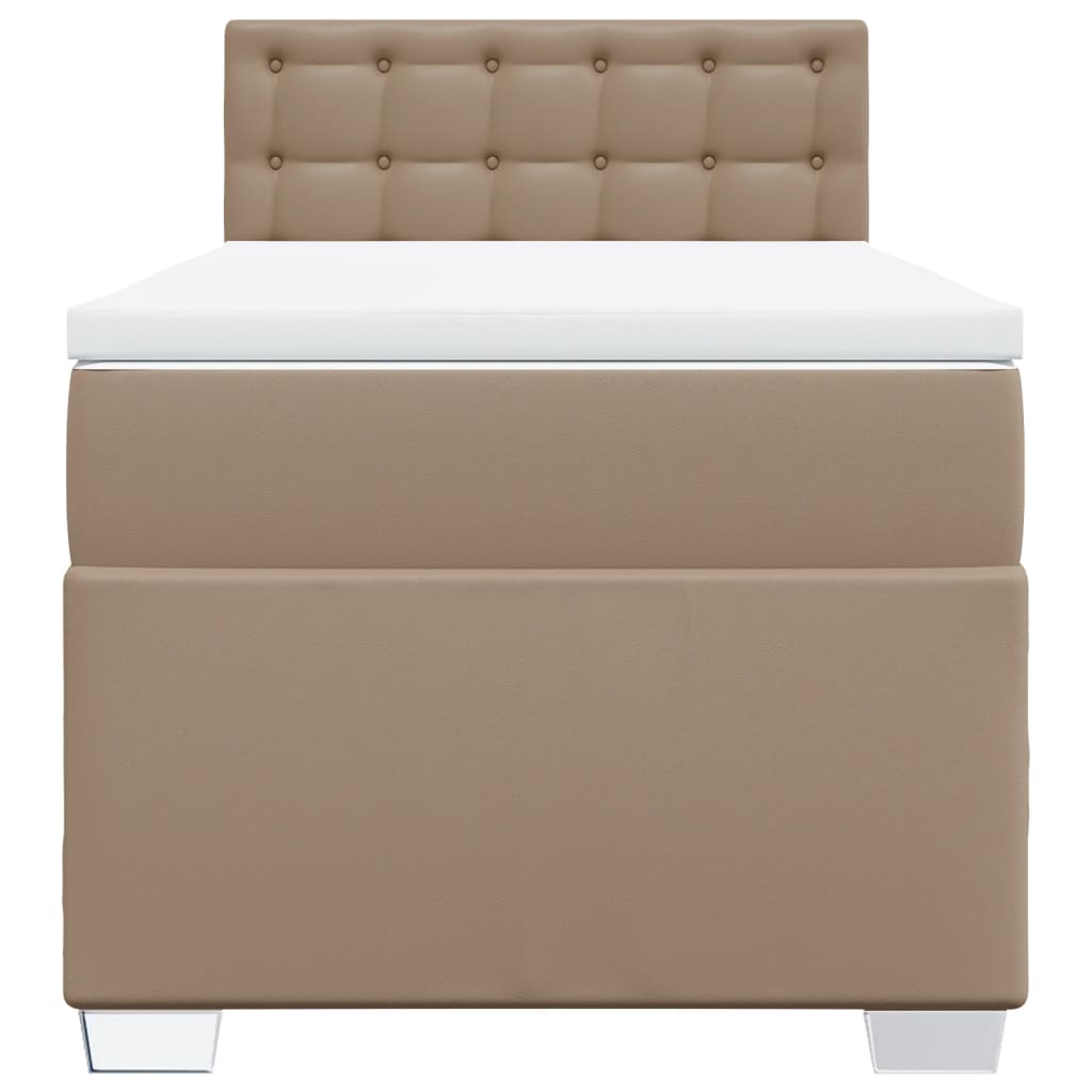 Sommier à lattes de lit avec matelas Cappuccino 100x200 cm - XIOS