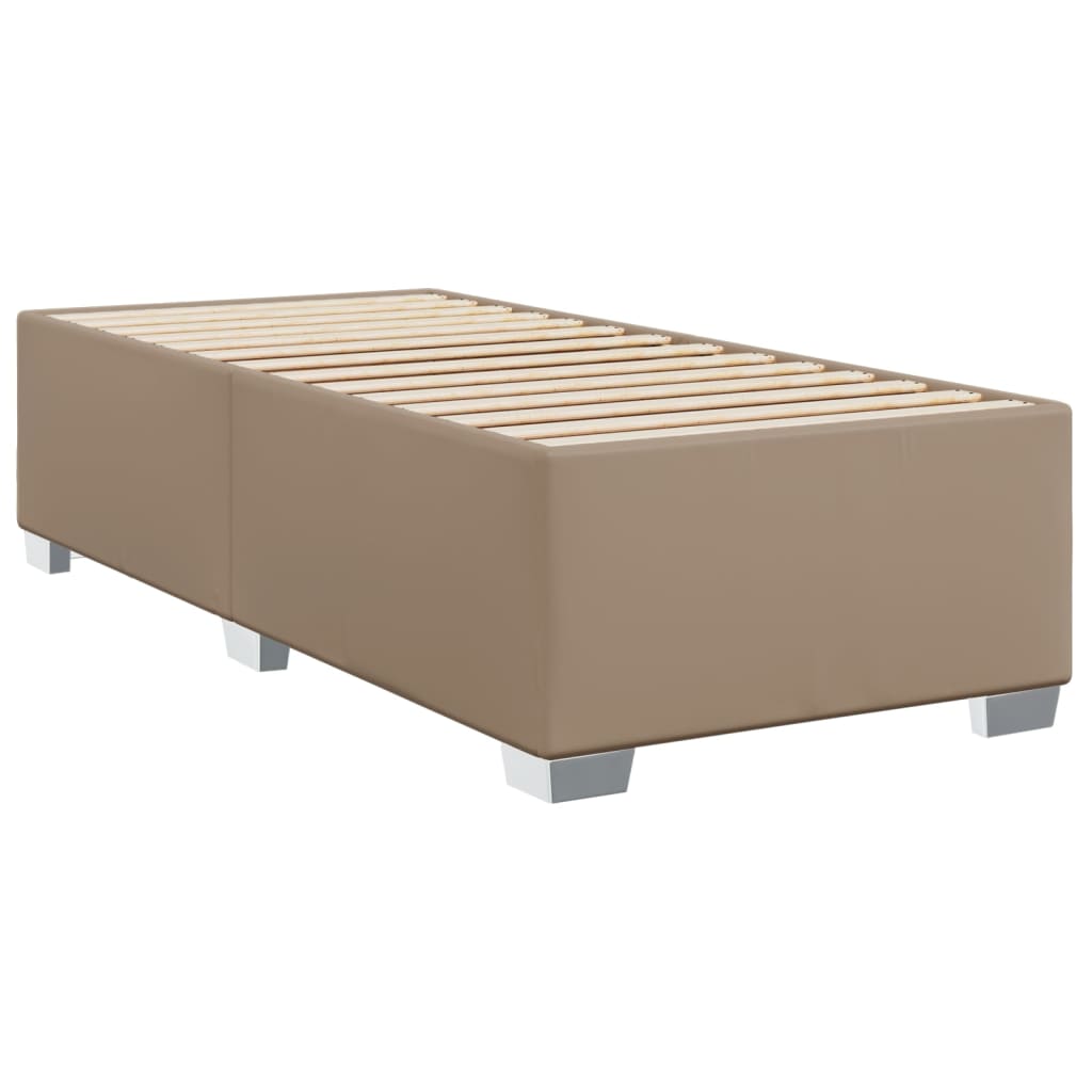 Sommier à lattes de lit avec matelas Cappuccino 100x200 cm - XIOS