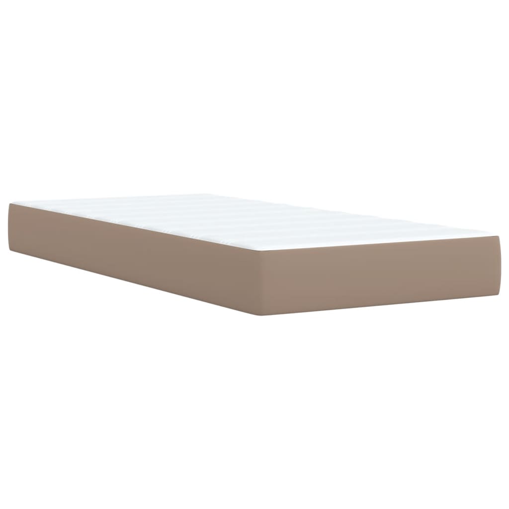 Sommier à lattes de lit avec matelas Cappuccino 100x200 cm - XIOS