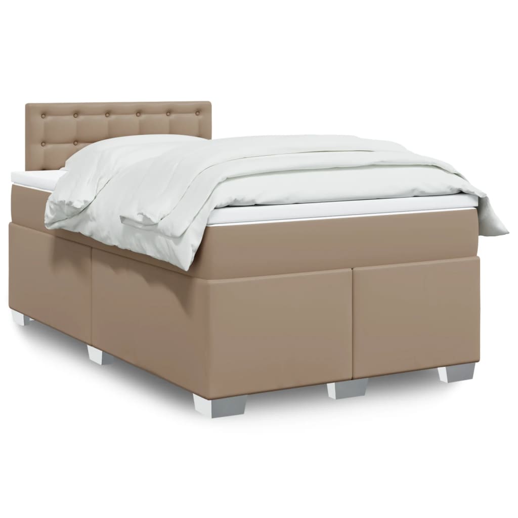 Sommier à lattes de lit avec matelas Cappuccino 120x200 cm - XIOS