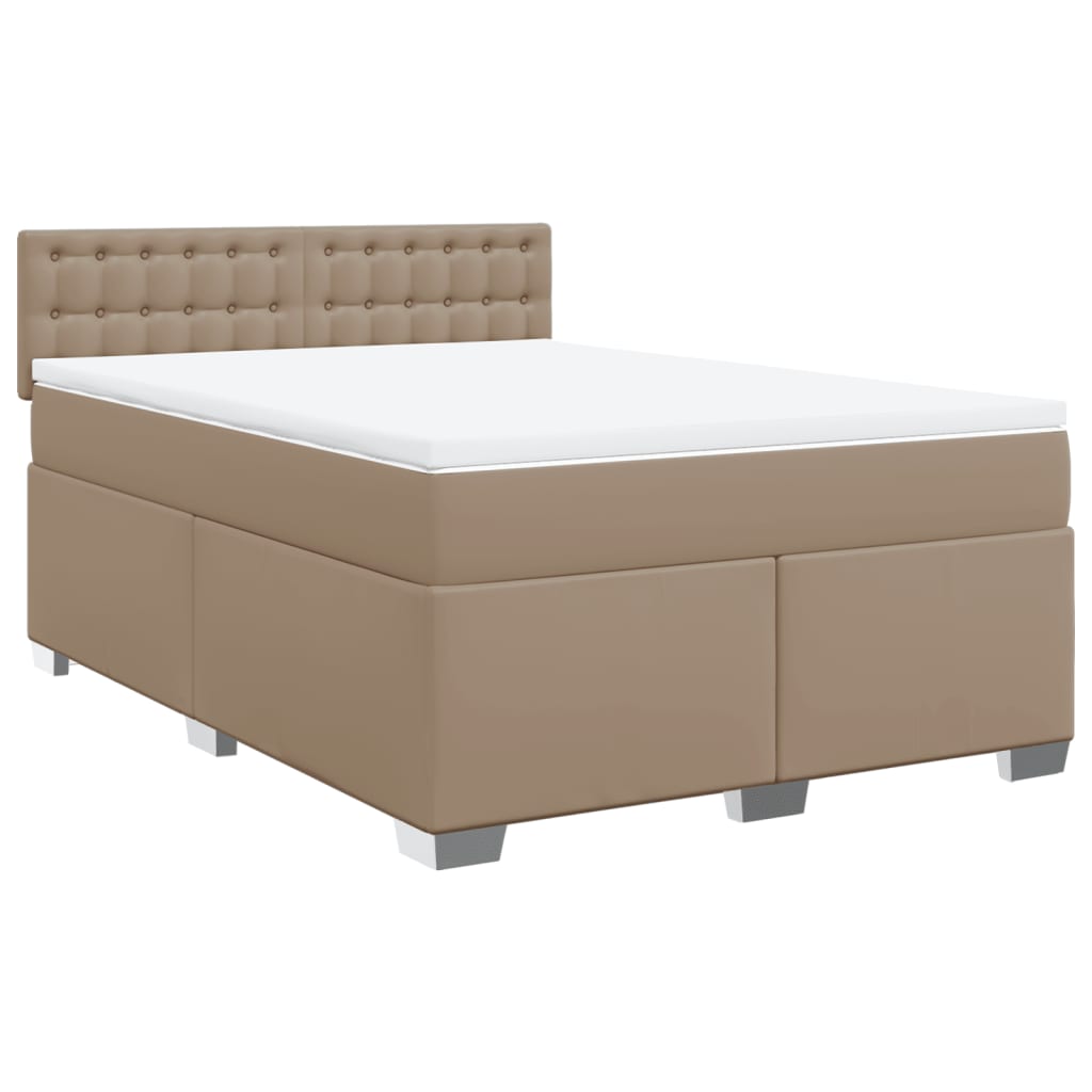 Sommier à lattes de lit avec matelas Cappuccino 140x190 cm - XIOS