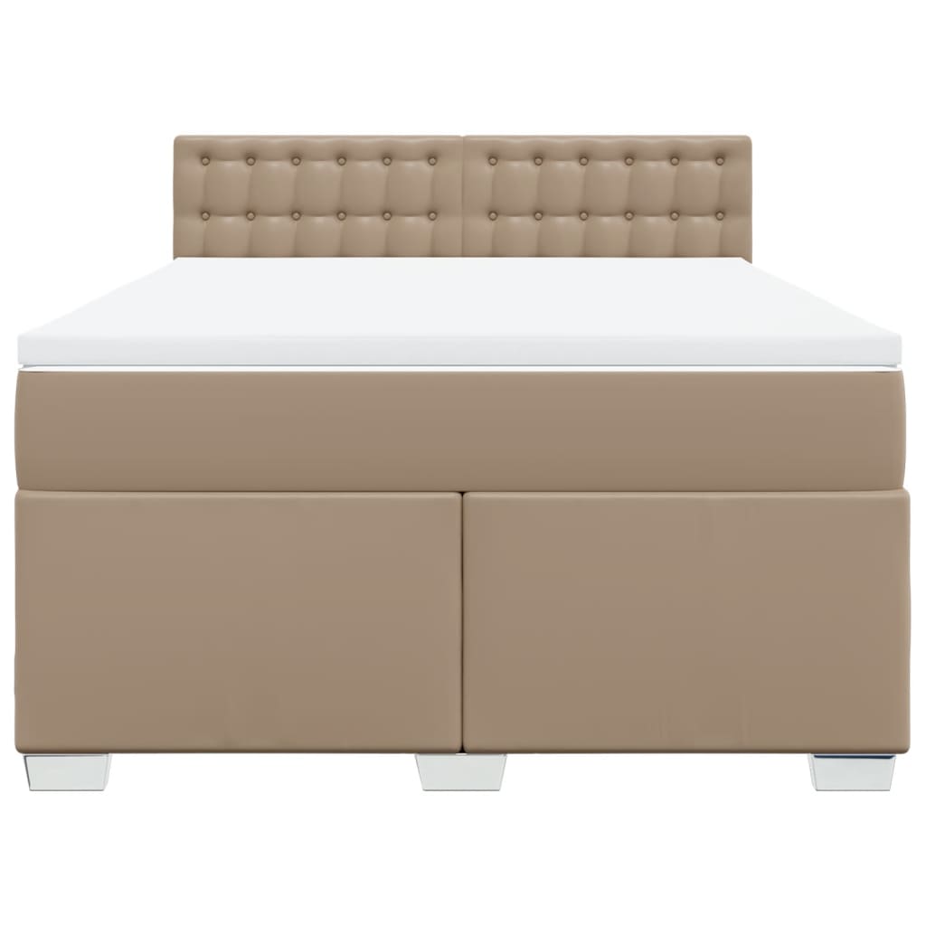 Sommier à lattes de lit avec matelas Cappuccino 140x190 cm - XIOS