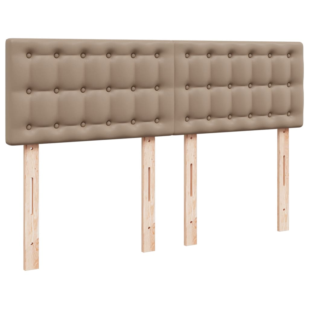 Sommier à lattes de lit avec matelas Cappuccino 140x190 cm - XIOS