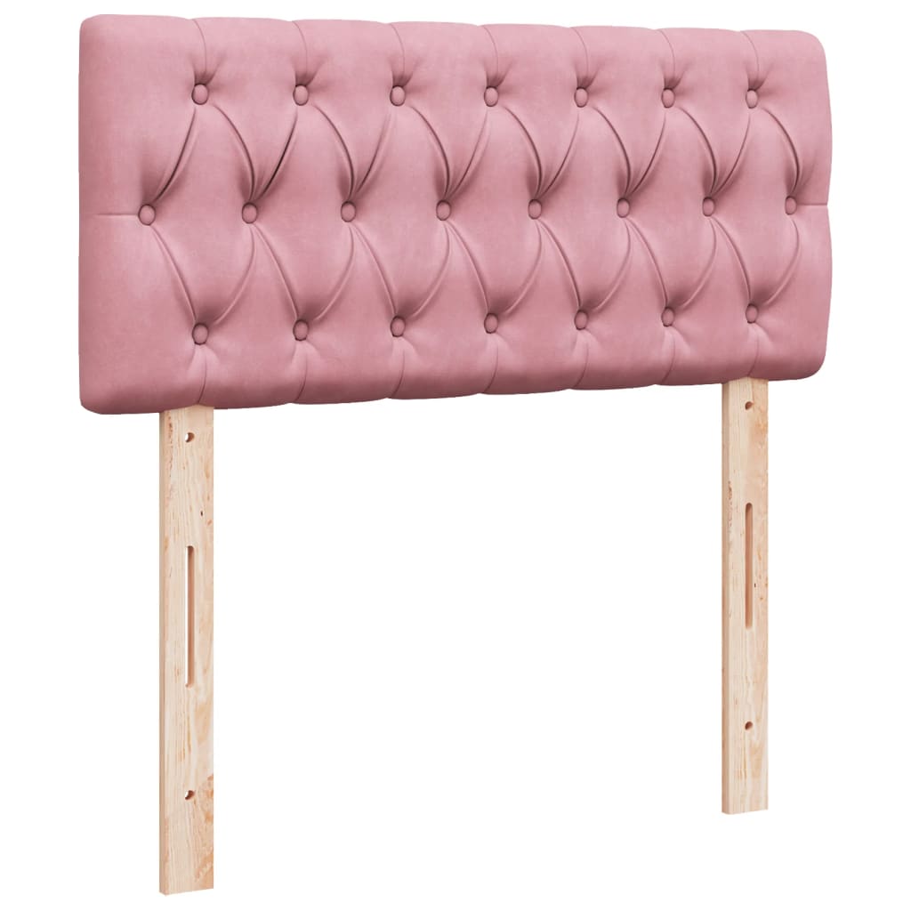 Sommier à lattes de lit et matelas Rose 80x200 cm Velours - XIOS