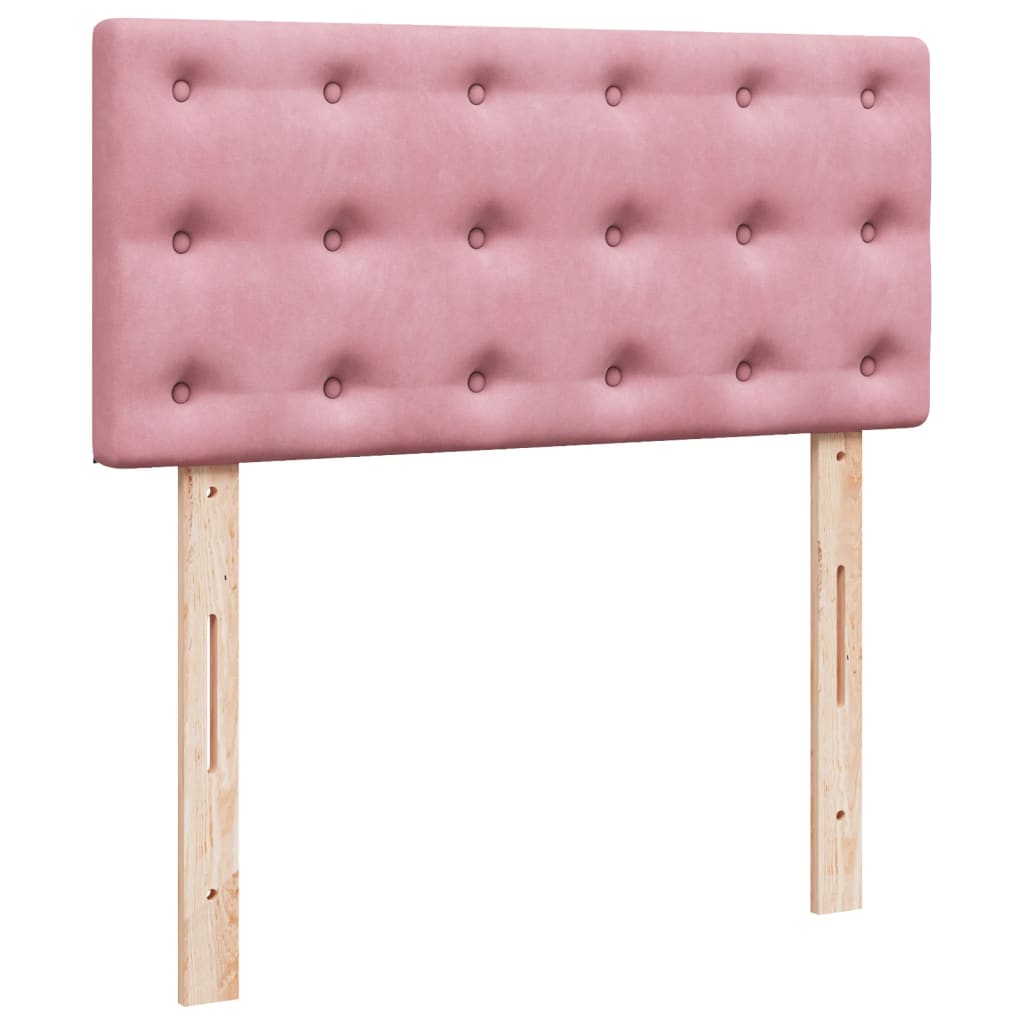Sommier à lattes de lit et matelas Rose 80x200 cm Velours - XIOS
