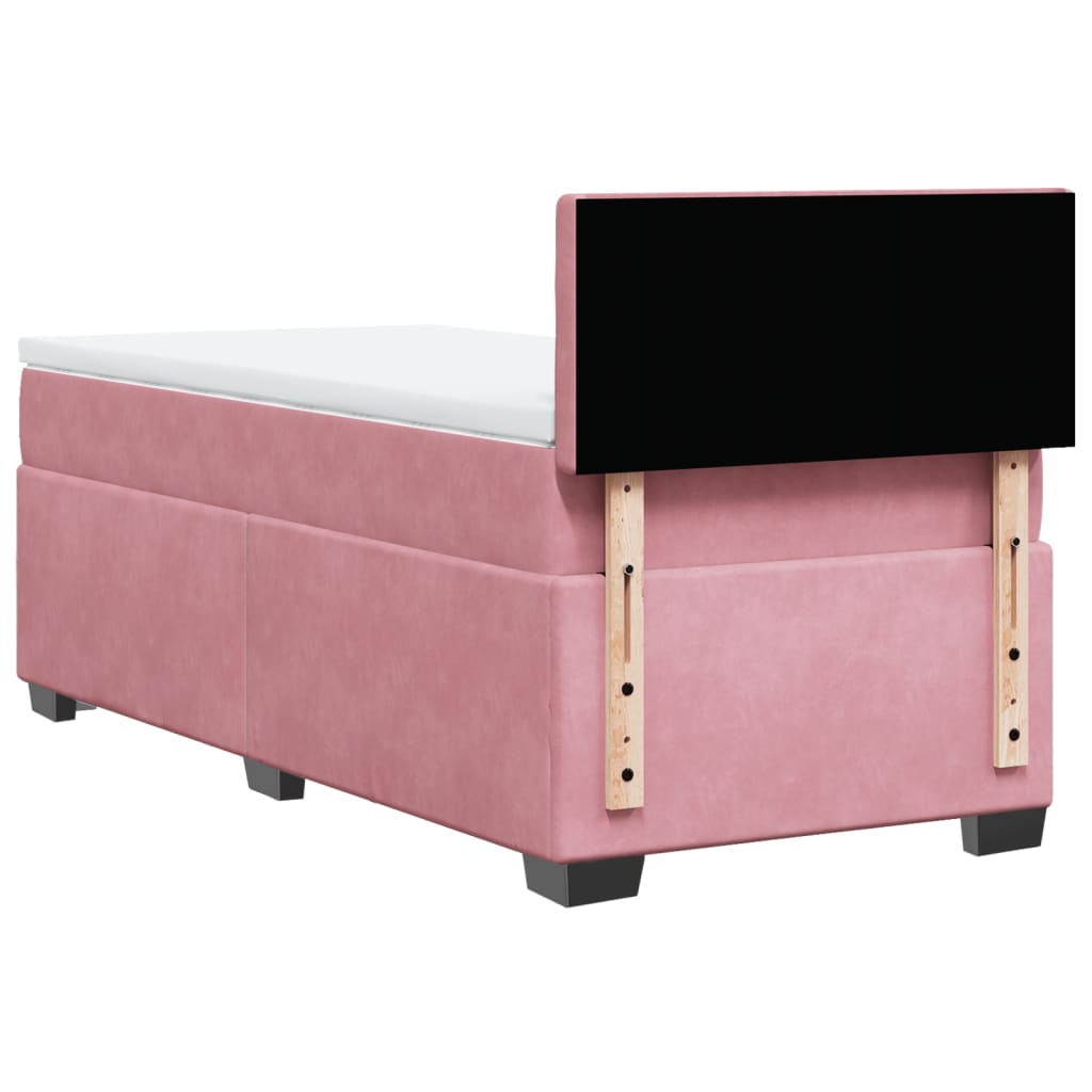 Sommier à lattes de lit et matelas Rose 80x200 cm Velours - XIOS