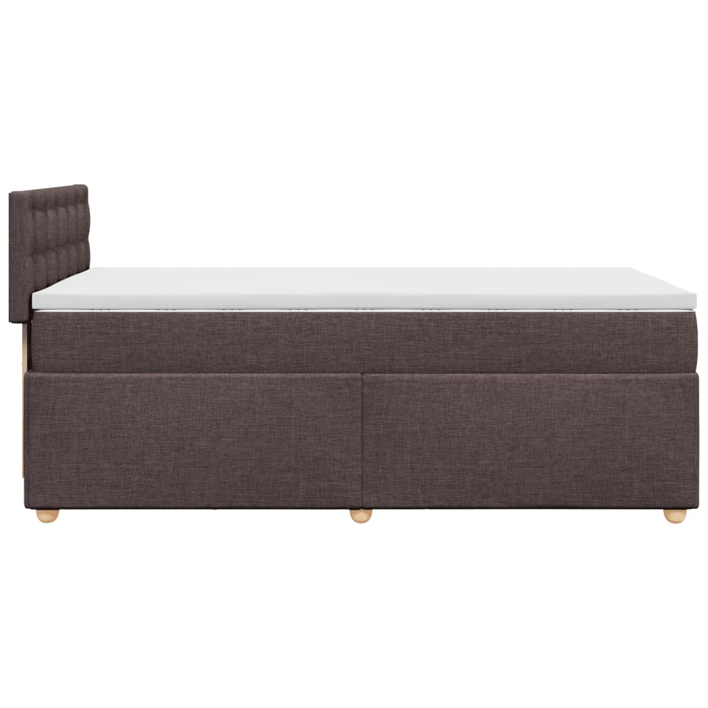 Sommier à lattes de lit avec matelas Marron foncé 90x200 cm - XIOS