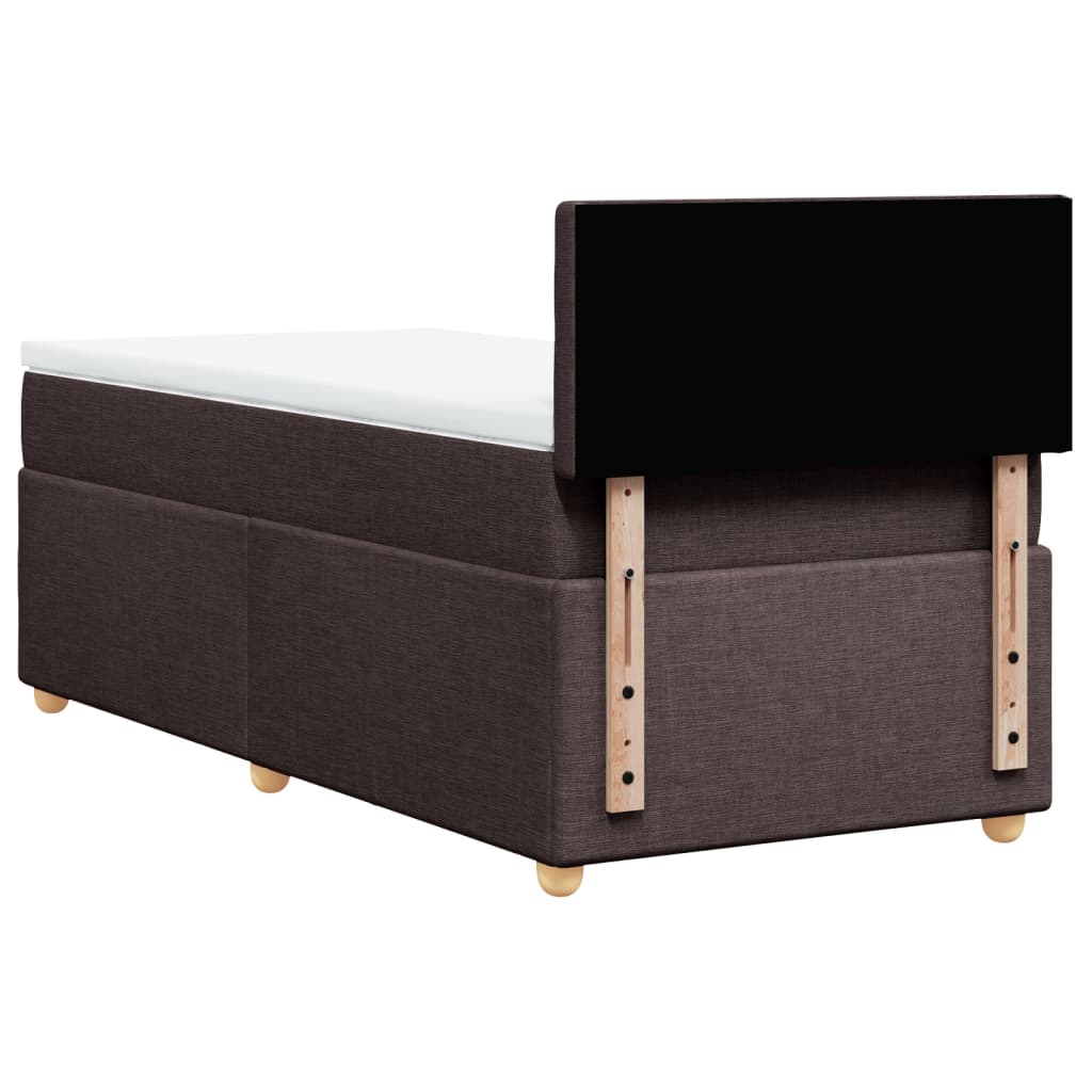 Sommier à lattes de lit avec matelas Marron foncé 90x200 cm - XIOS