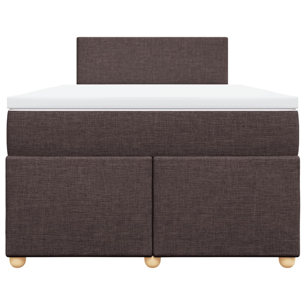 Sommier à lattes de lit avec matelas Marron foncé 120x200 cm - XIOS