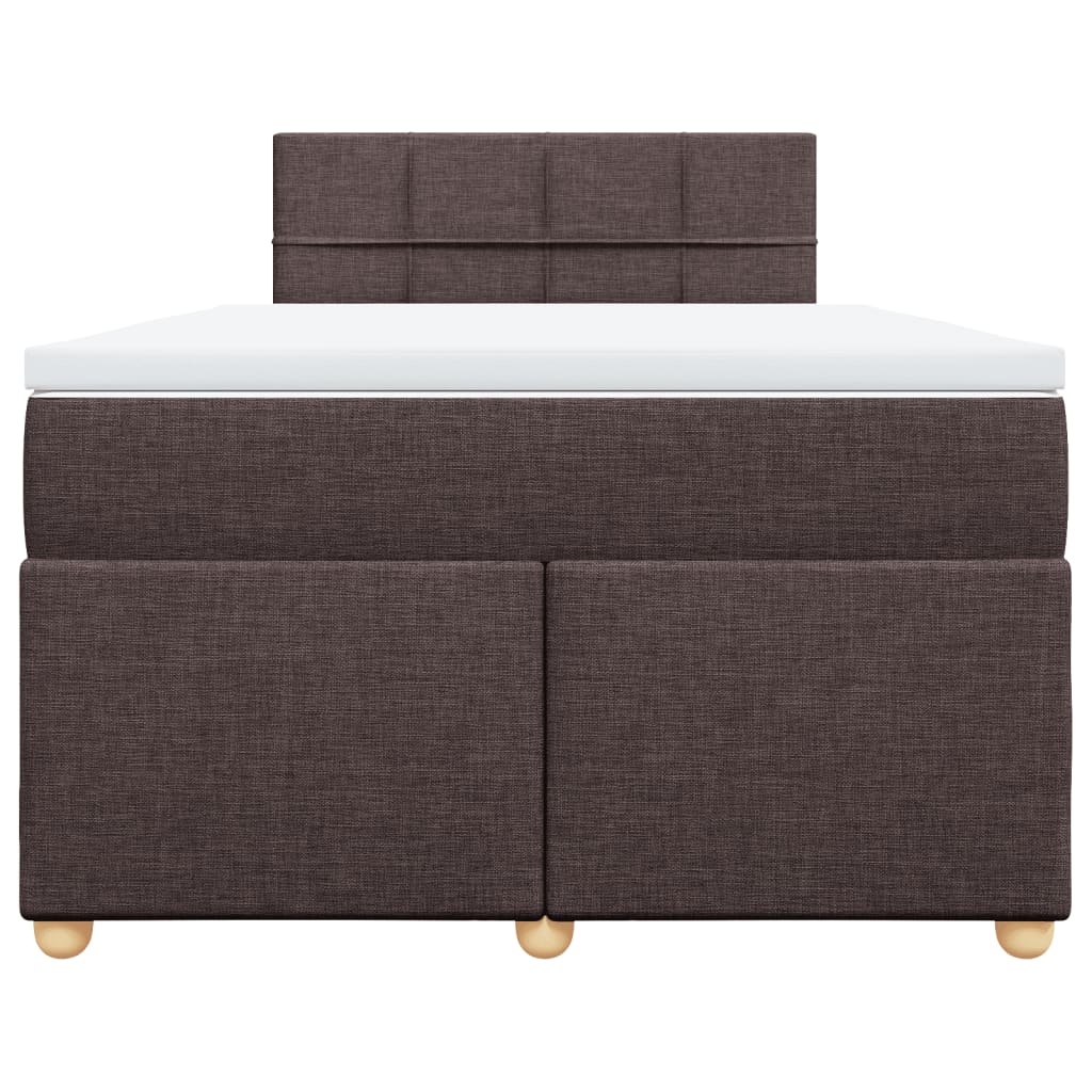 Sommier à lattes de lit avec matelas Marron foncé 120x200 cm - XIOS