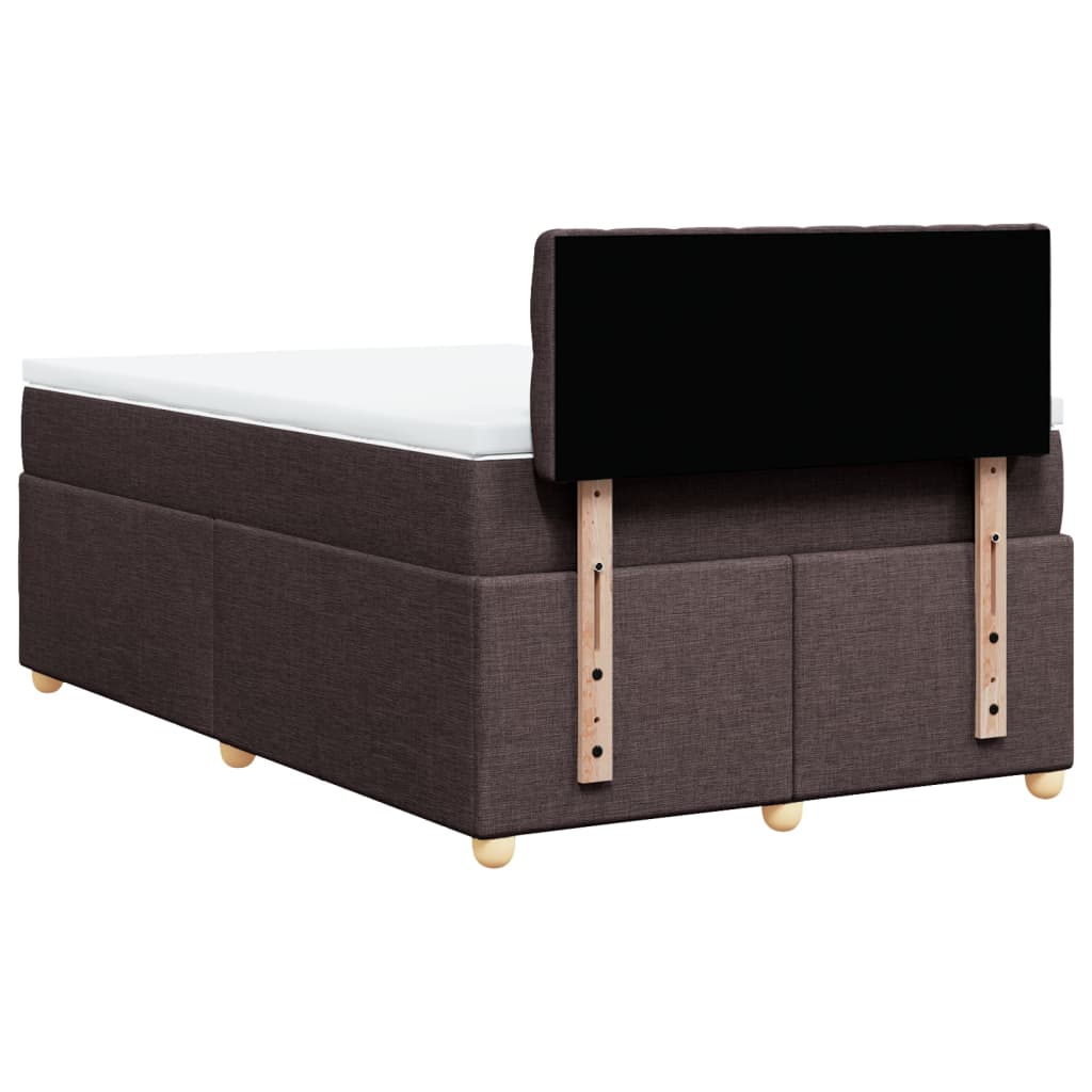 Sommier à lattes de lit avec matelas Marron foncé 120x200 cm - XIOS