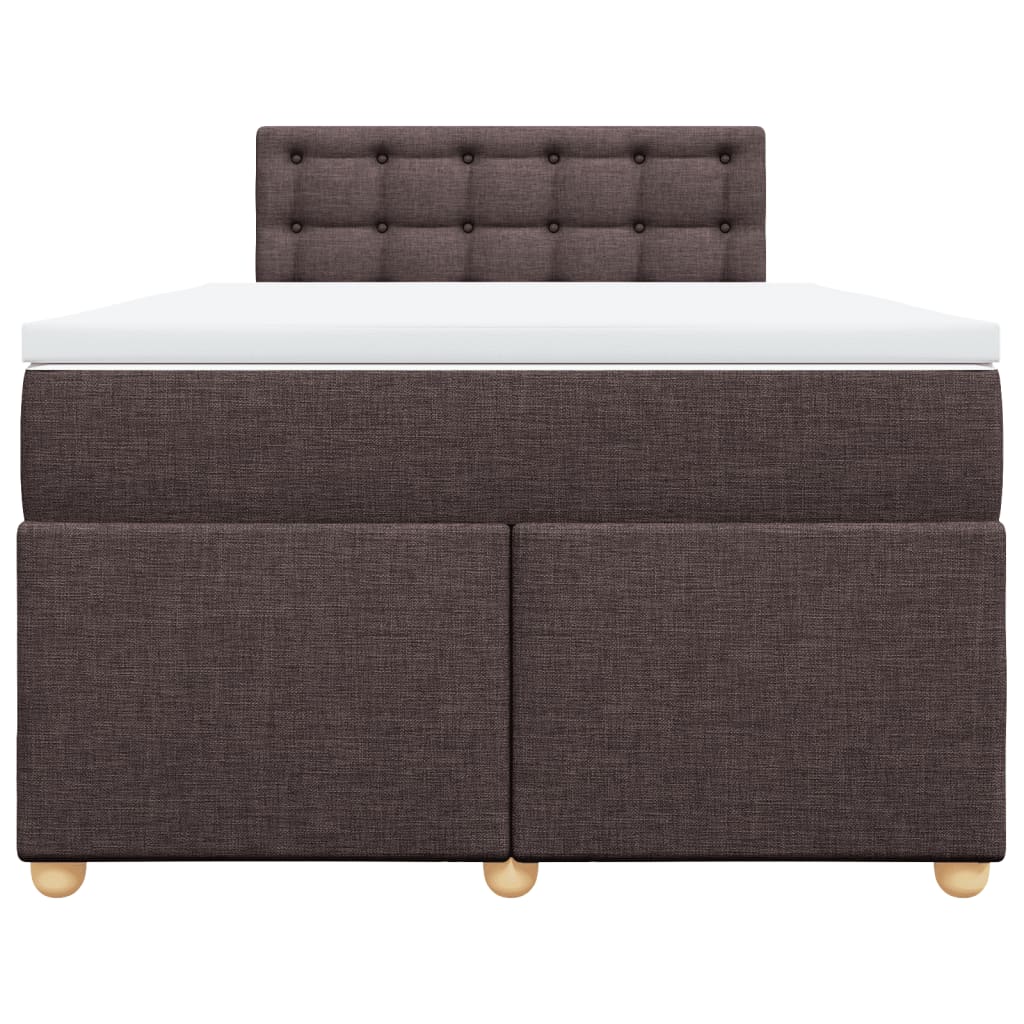 Sommier à lattes de lit avec matelas Marron foncé 120x200 cm - XIOS