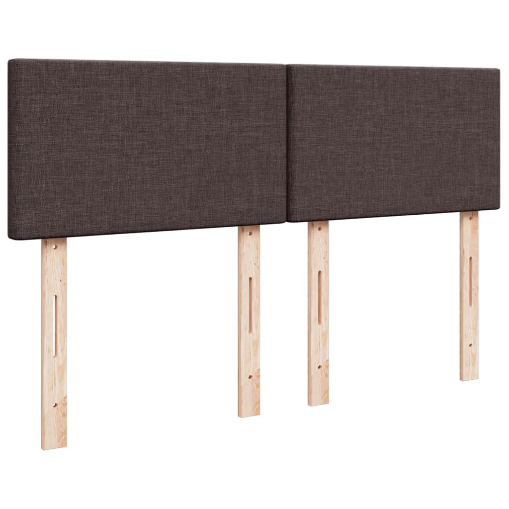 Sommier à lattes de lit avec matelas Marron foncé 140x190 cm - XIOS