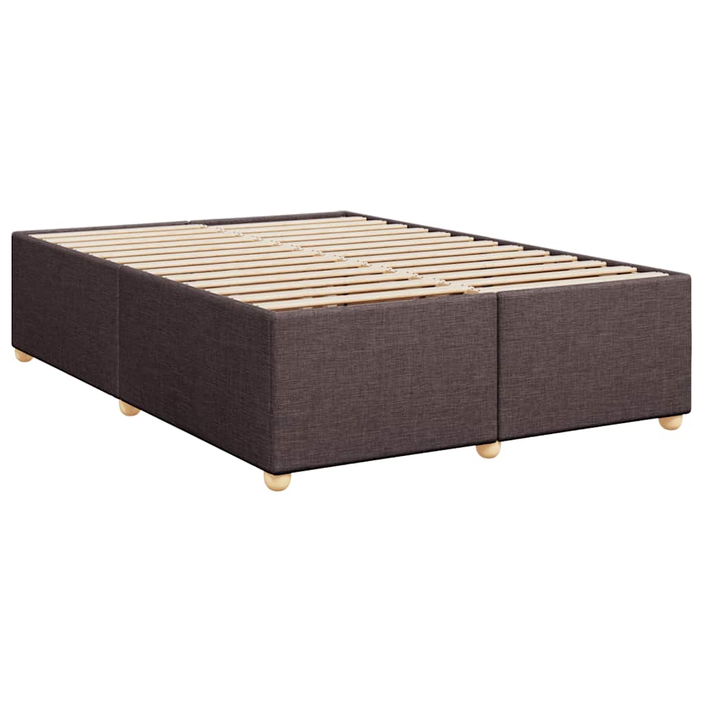 Sommier à lattes de lit avec matelas Marron foncé 140x190 cm - XIOS