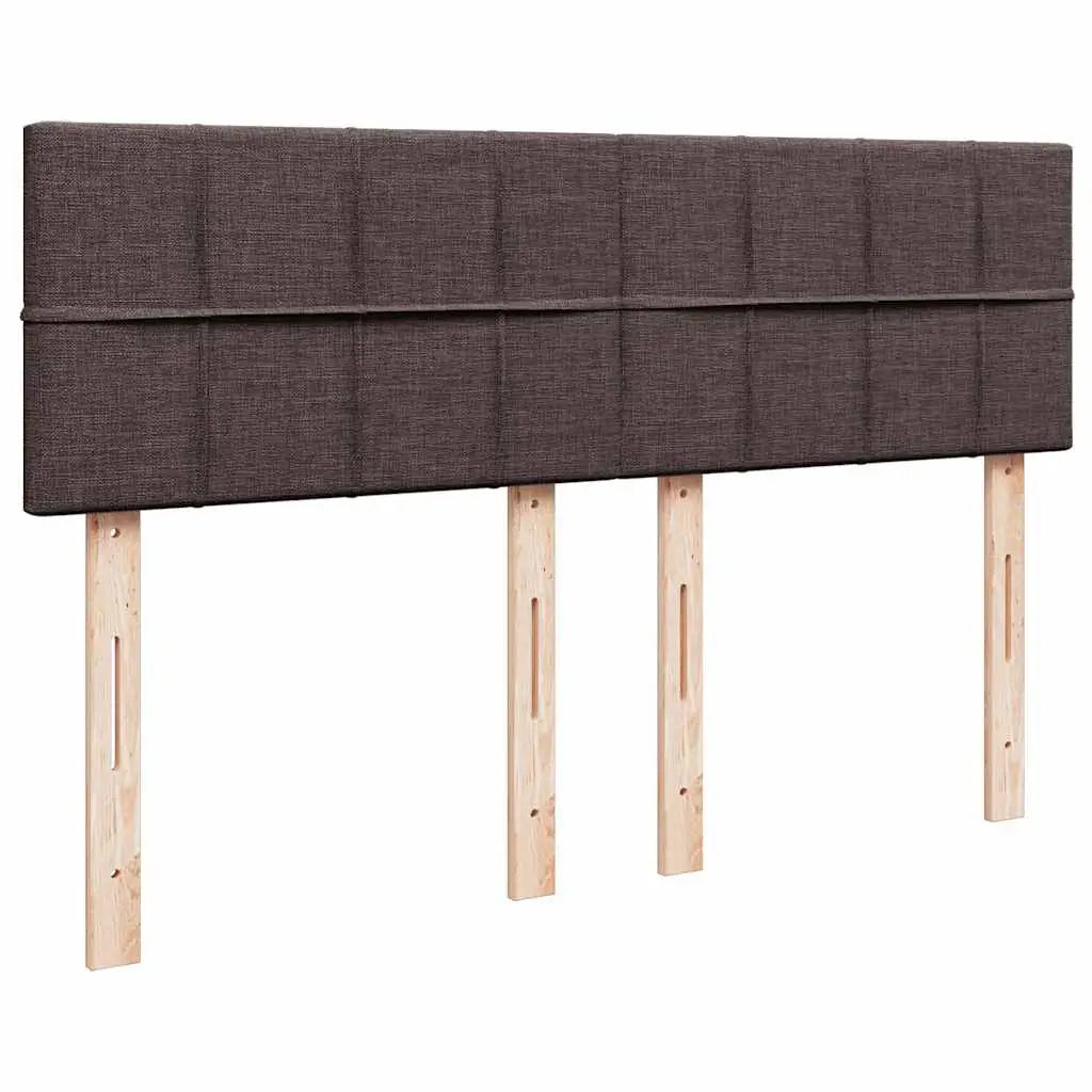 Sommier à lattes de lit avec matelas Marron foncé 140x190 cm - XIOS