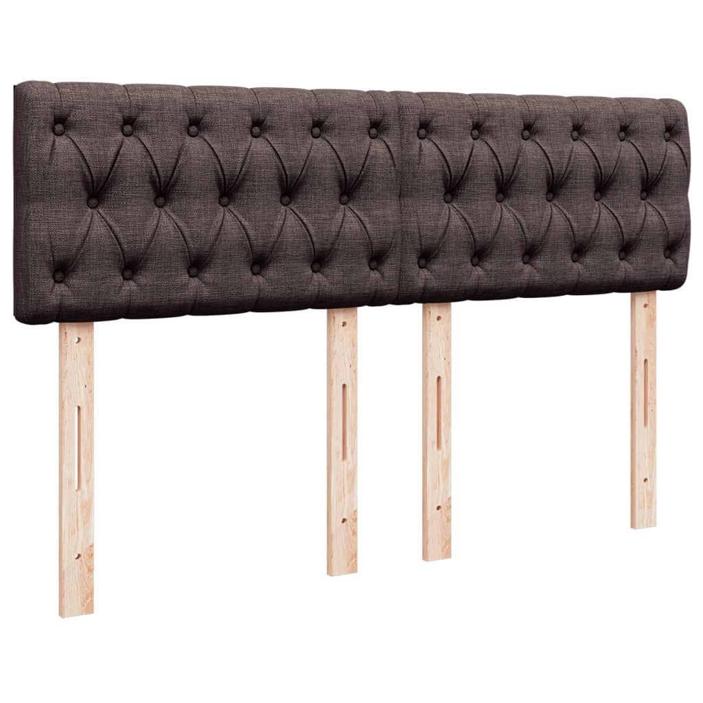 Sommier à lattes de lit avec matelas Marron foncé 140x190 cm - XIOS