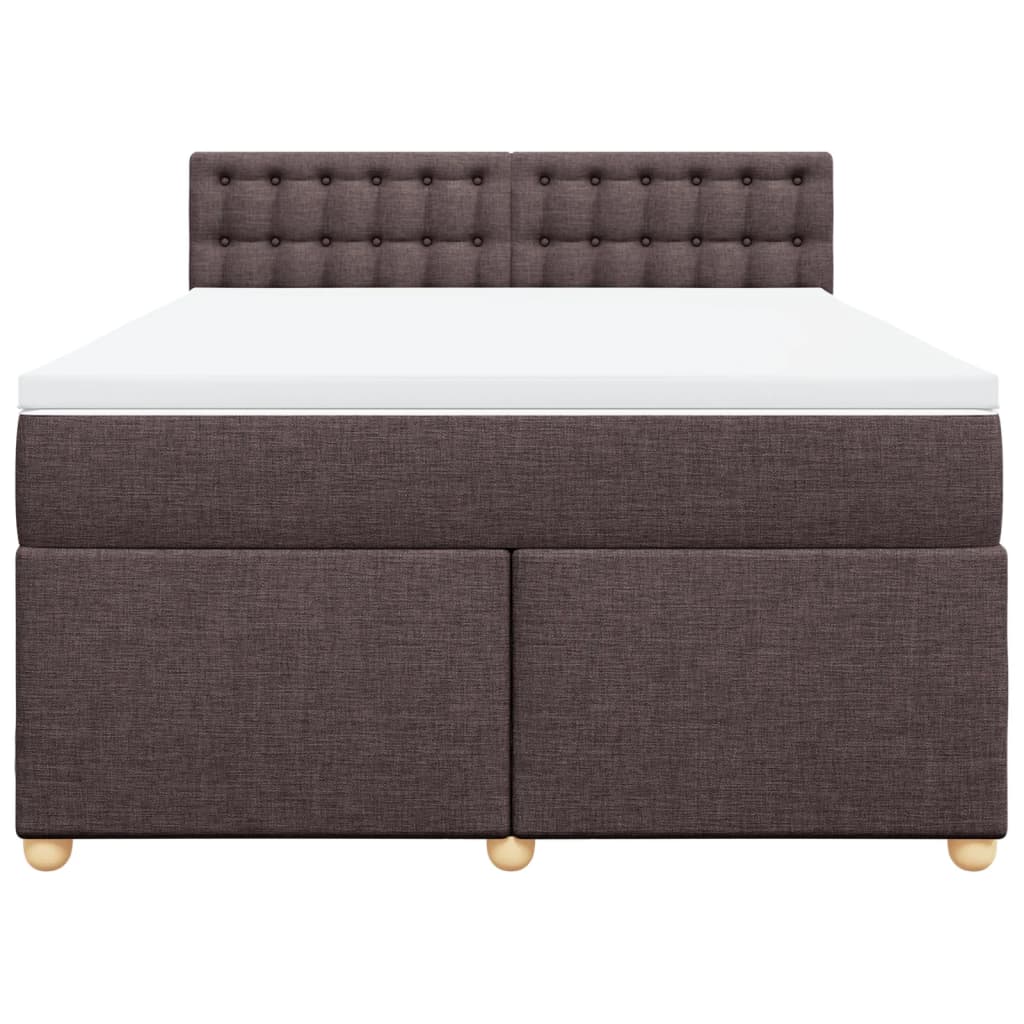 Sommier à lattes de lit avec matelas Marron foncé 160x200 cm - XIOS