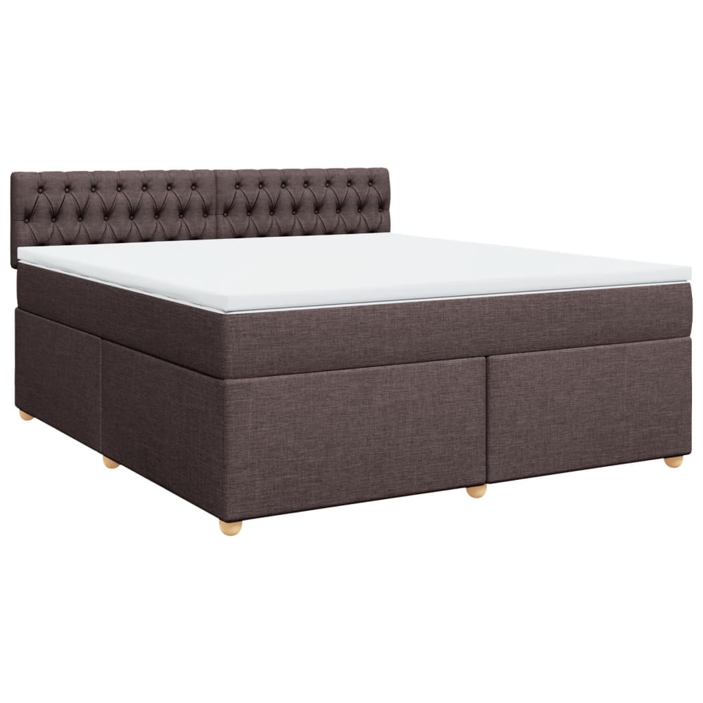 Sommier à lattes de lit avec matelas Marron foncé 180x200 cm - XIOS