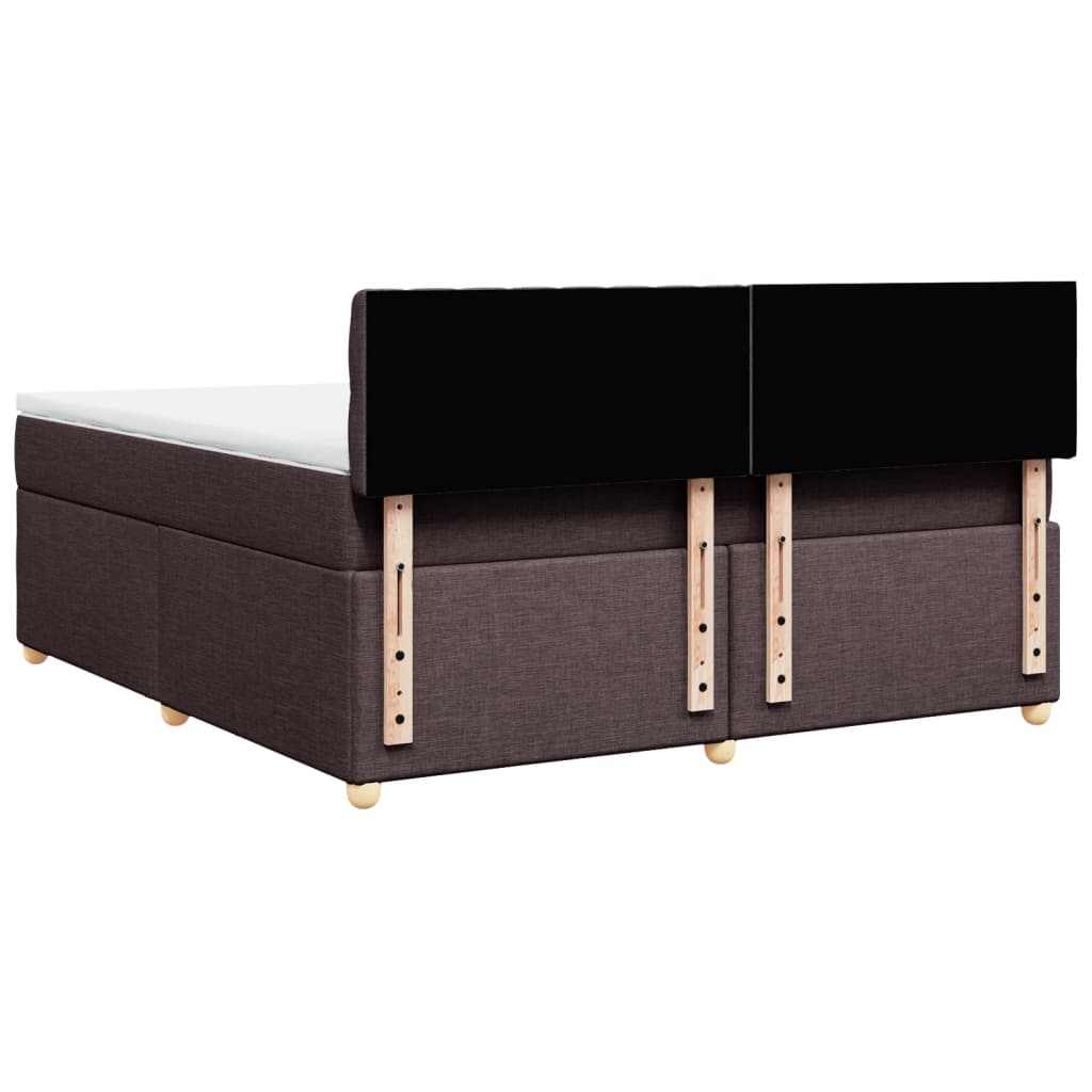Sommier à lattes de lit avec matelas Marron foncé 180x200 cm - XIOS
