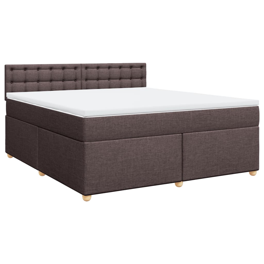 Sommier à lattes de lit avec matelas Marron foncé 180x200 cm - XIOS