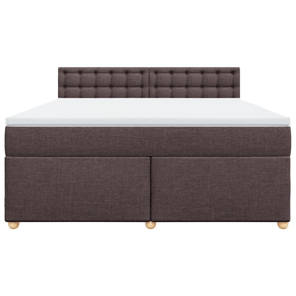 Sommier à lattes de lit avec matelas Marron foncé 180x200 cm - XIOS