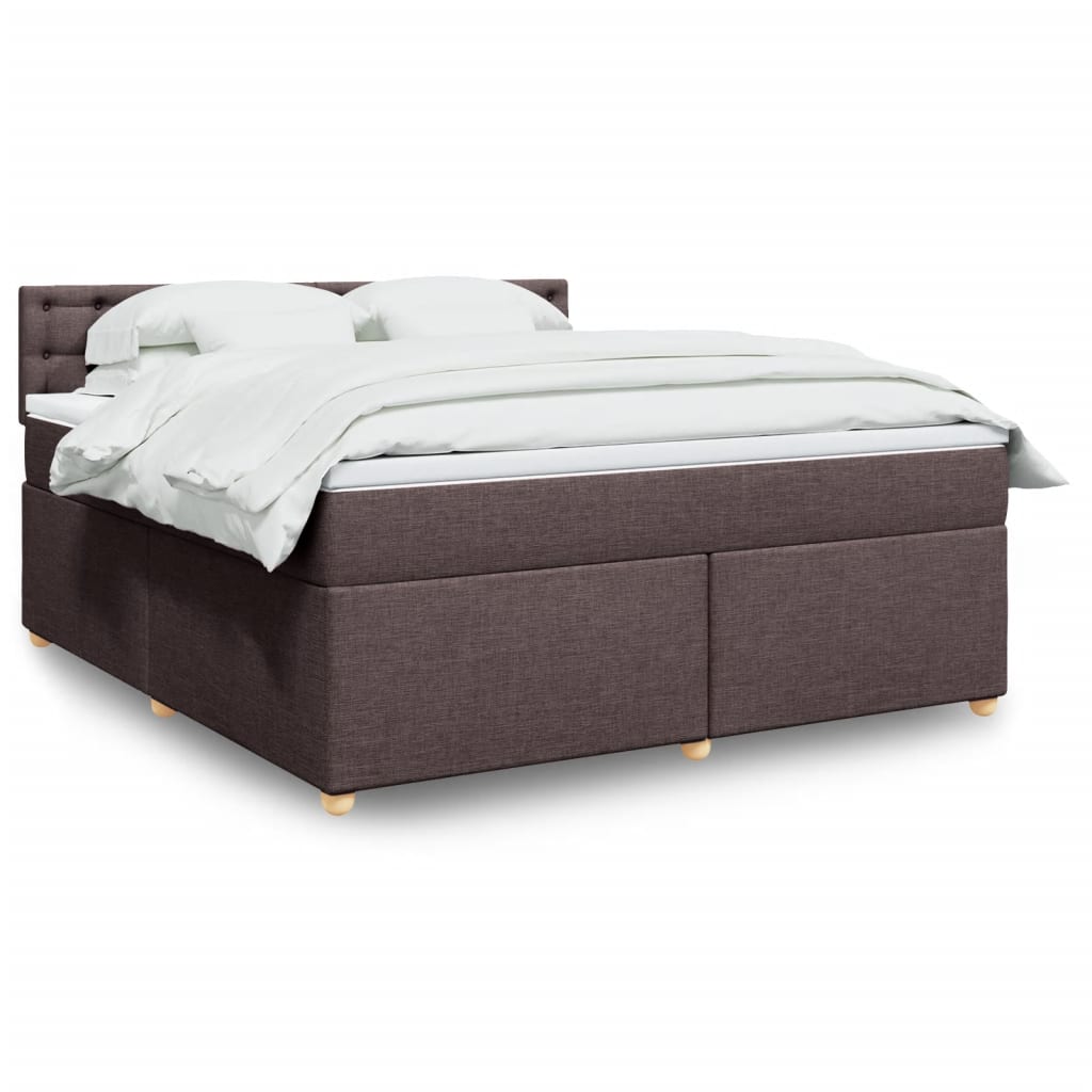 Sommier à lattes de lit avec matelas Marron foncé 180x200 cm - XIOS