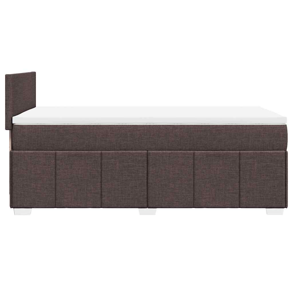 Sommier à lattes de lit avec matelas Marron foncé 90x200 cm - XIOS