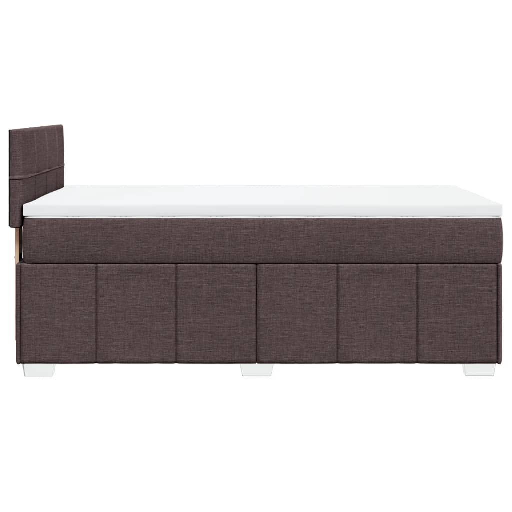 Sommier à lattes de lit avec matelas Marron foncé 100x200 cm - XIOS