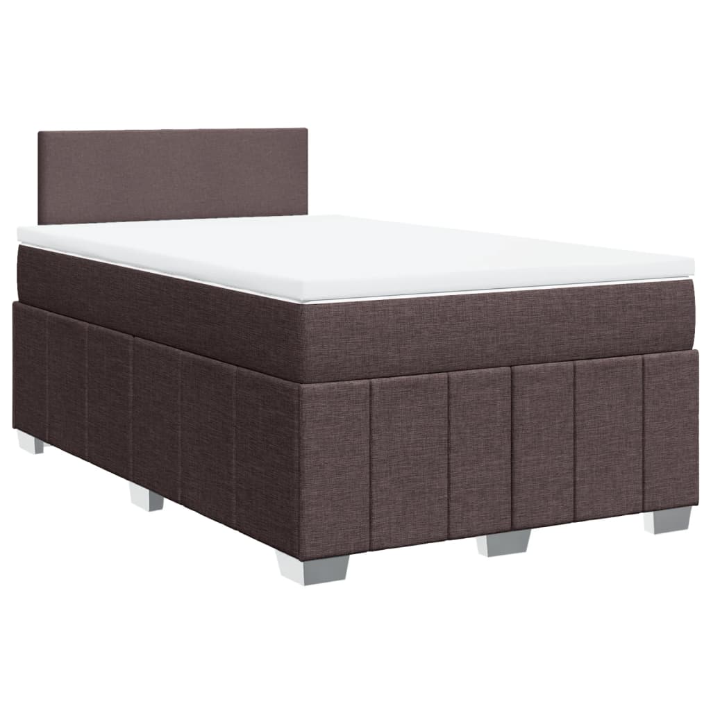 Sommier à lattes de lit avec matelas Marron foncé 120x200 cm - XIOS