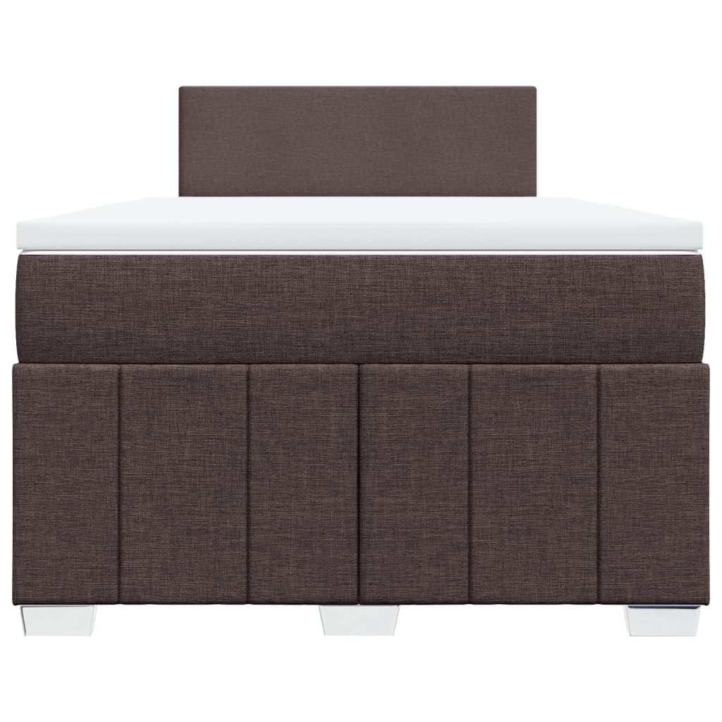 Sommier à lattes de lit avec matelas Marron foncé 120x200 cm - XIOS