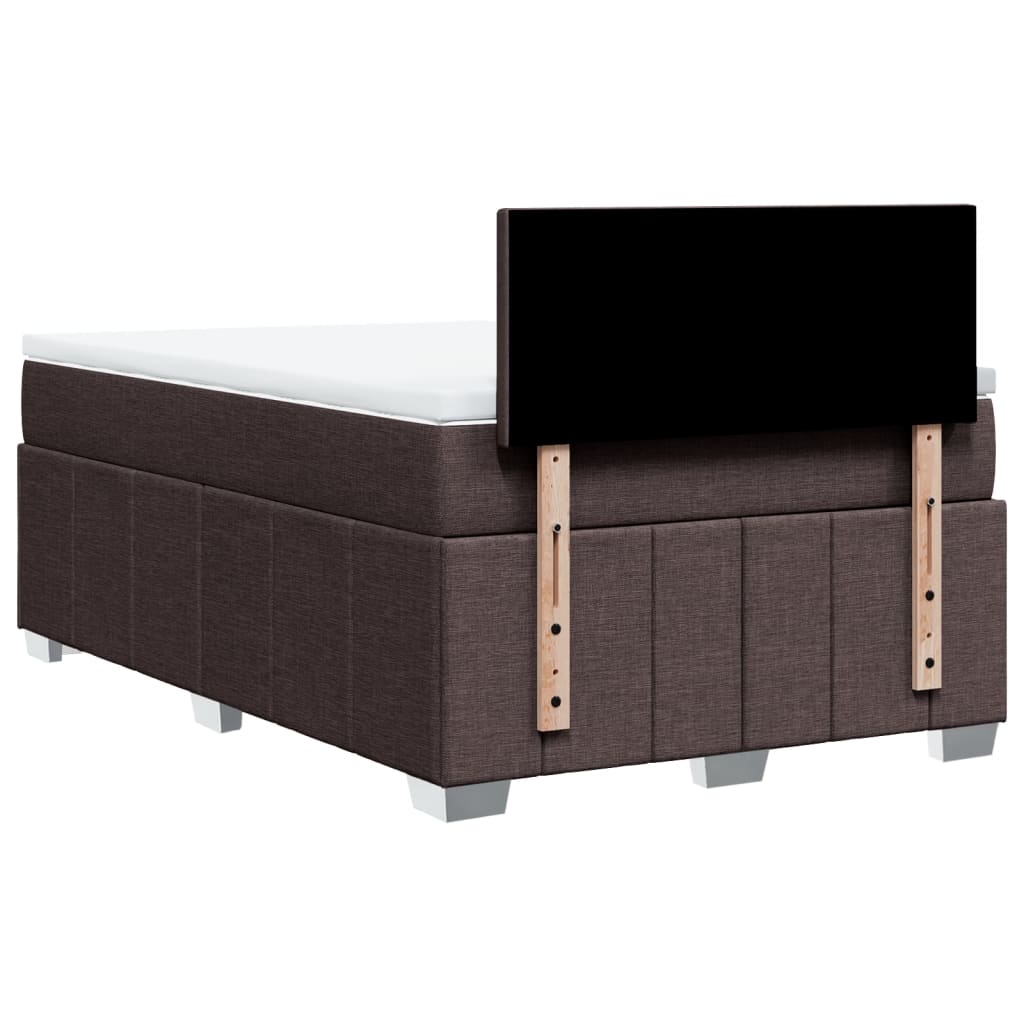 Sommier à lattes de lit avec matelas Marron foncé 120x200 cm - XIOS