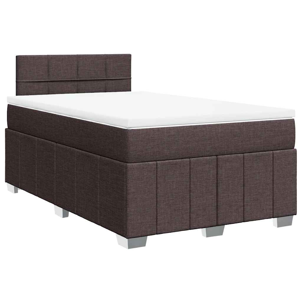 Sommier à lattes de lit avec matelas Marron foncé 120x200 cm - XIOS