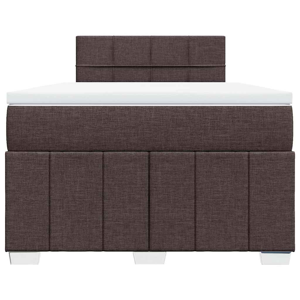 Sommier à lattes de lit avec matelas Marron foncé 120x200 cm - XIOS