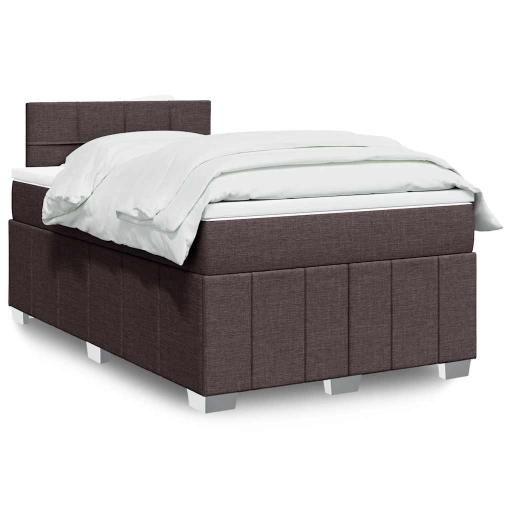 Sommier à lattes de lit avec matelas Marron foncé 120x200 cm - XIOS