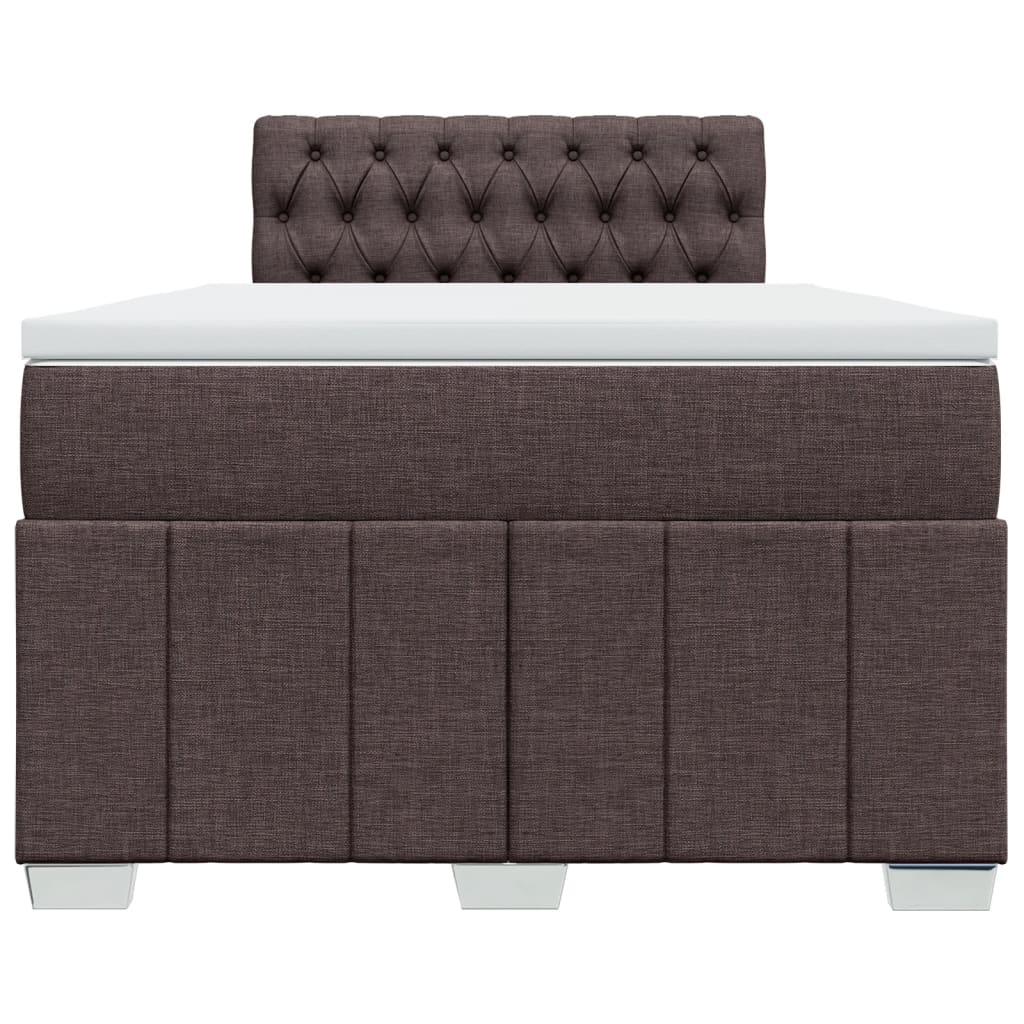 Sommier à lattes de lit avec matelas Marron foncé 120x200 cm - XIOS
