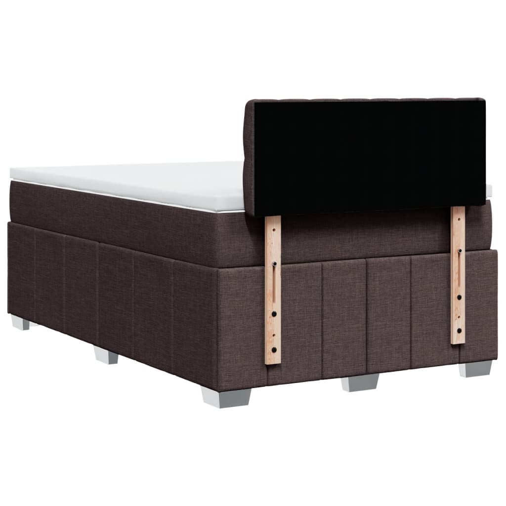 Sommier à lattes de lit avec matelas Marron foncé 120x200 cm - XIOS