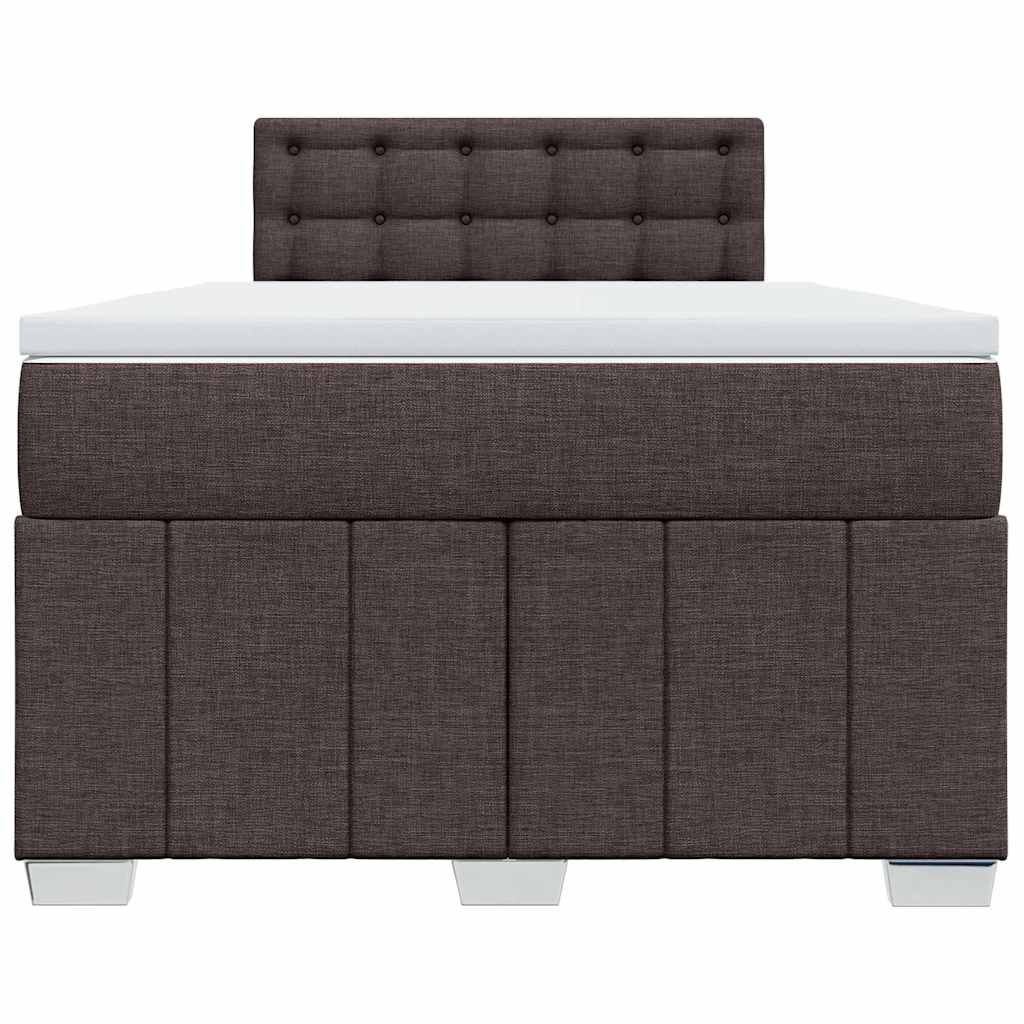Sommier à lattes de lit avec matelas Marron foncé 120x200 cm - XIOS