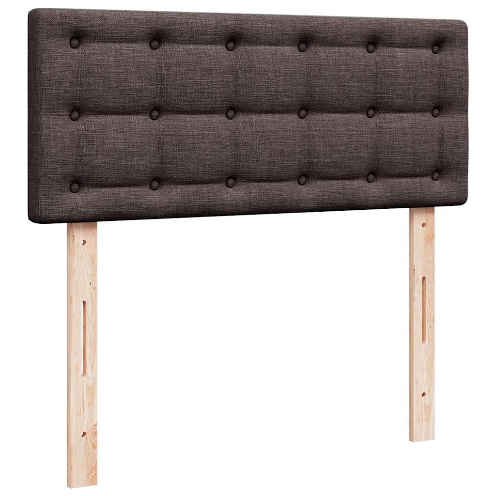 Sommier à lattes de lit avec matelas Marron foncé 120x200 cm - XIOS