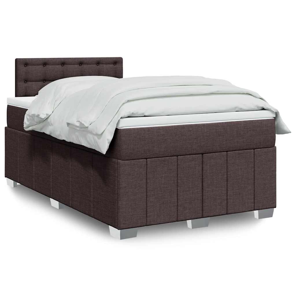 Sommier à lattes de lit avec matelas Marron foncé 120x200 cm - XIOS