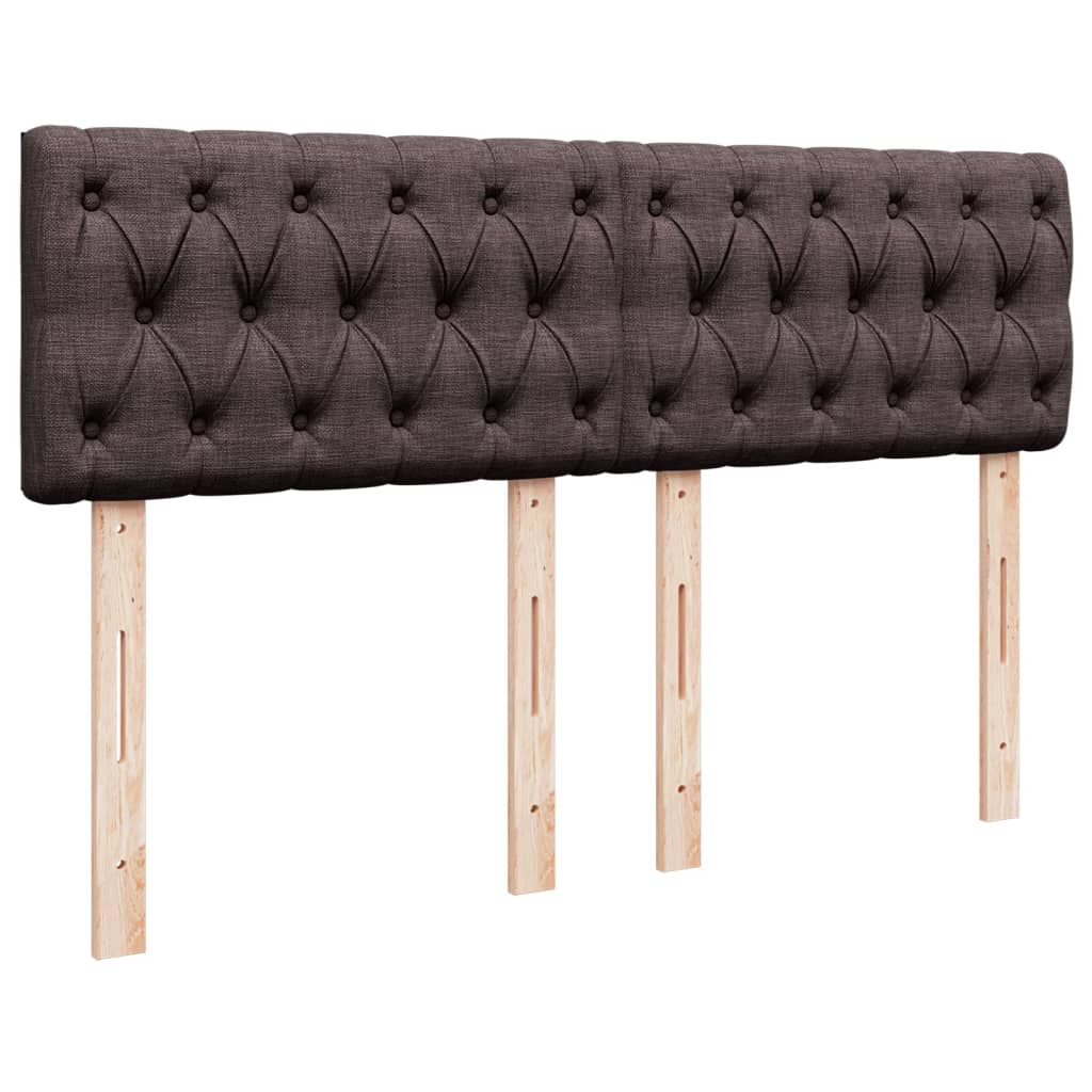 Sommier à lattes de lit avec matelas Marron foncé 140x200 cm - XIOS