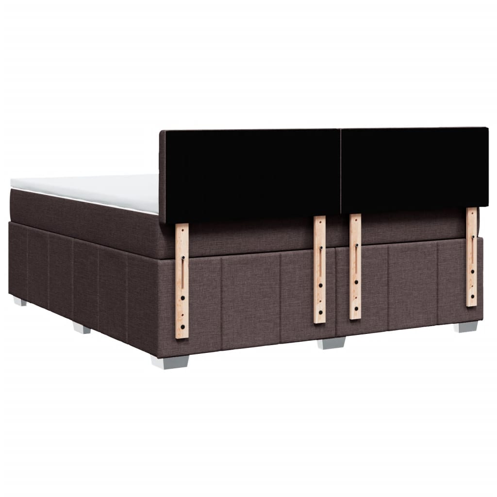Sommier à lattes de lit avec matelas Marron foncé 180x200 cm - XIOS