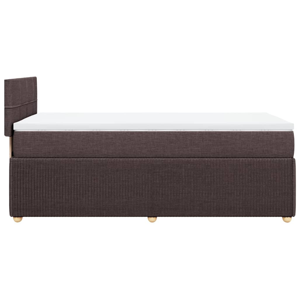 Sommier à lattes de lit avec matelas Marron foncé 80x200 cm - XIOS