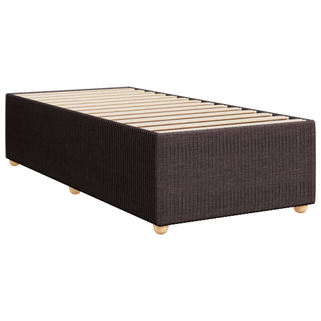Sommier à lattes de lit avec matelas Marron foncé 80x200 cm - XIOS