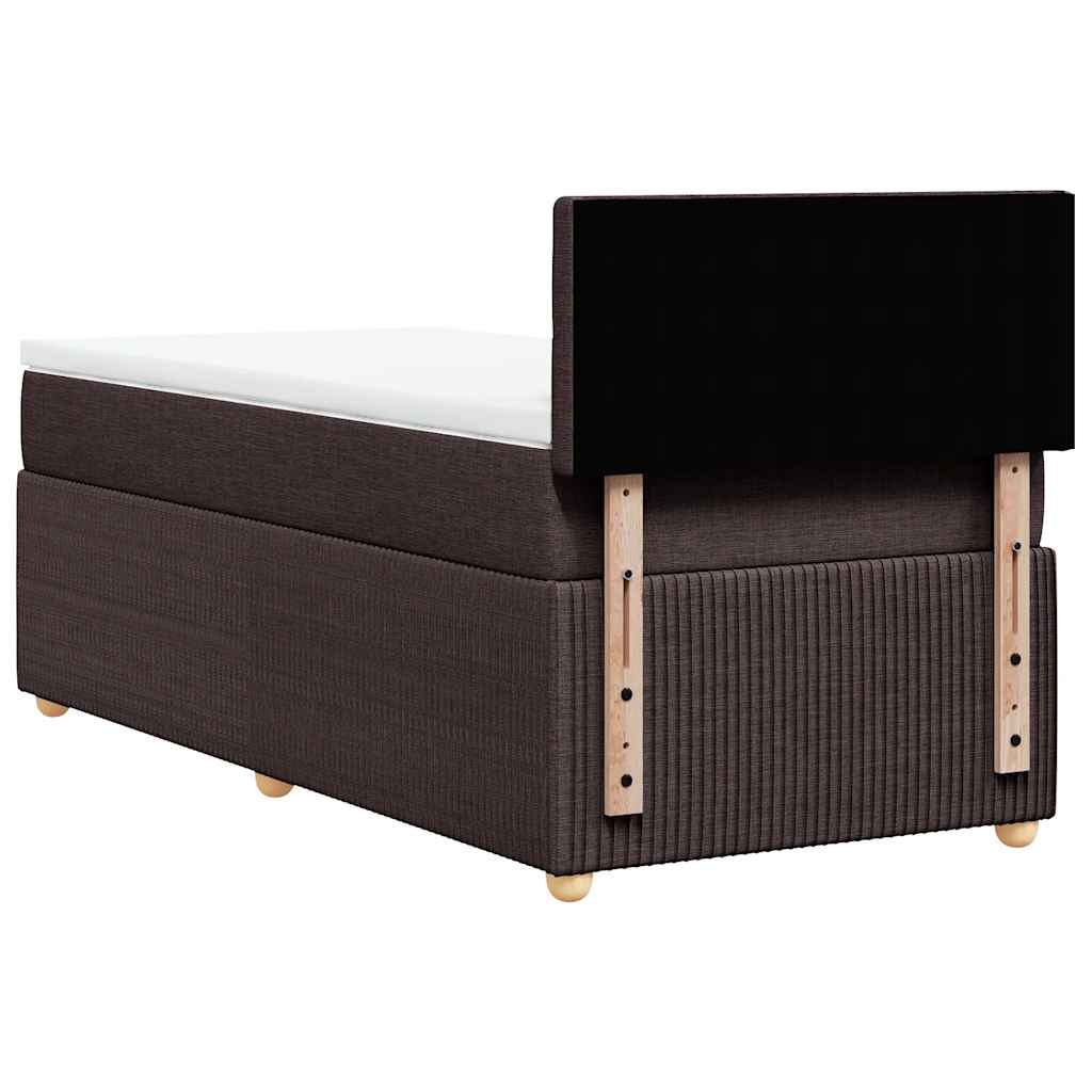 Sommier à lattes de lit avec matelas Marron foncé 90x200 cm - XIOS