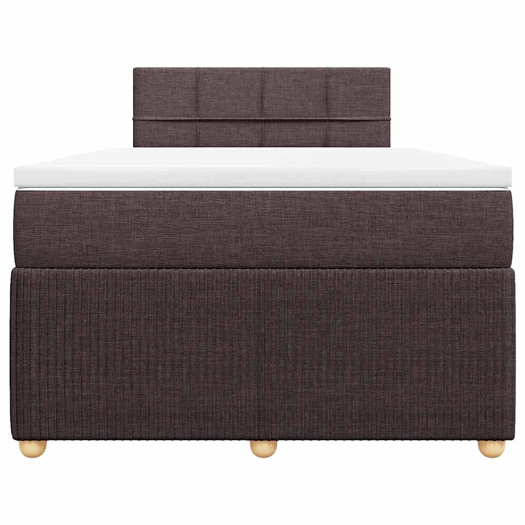 Sommier à lattes de lit avec matelas Marron foncé 120x200 cm - XIOS