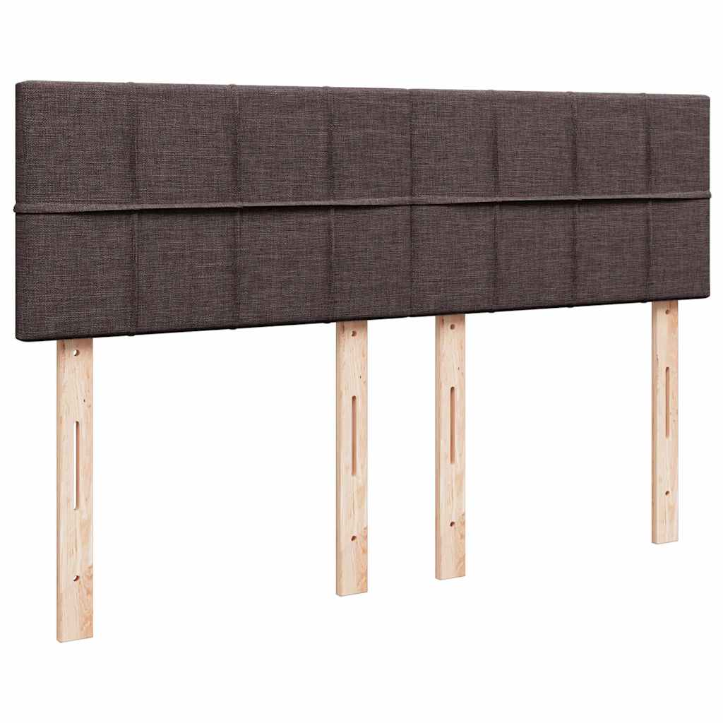 Sommier à lattes de lit avec matelas Marron foncé 140x190 cm - XIOS