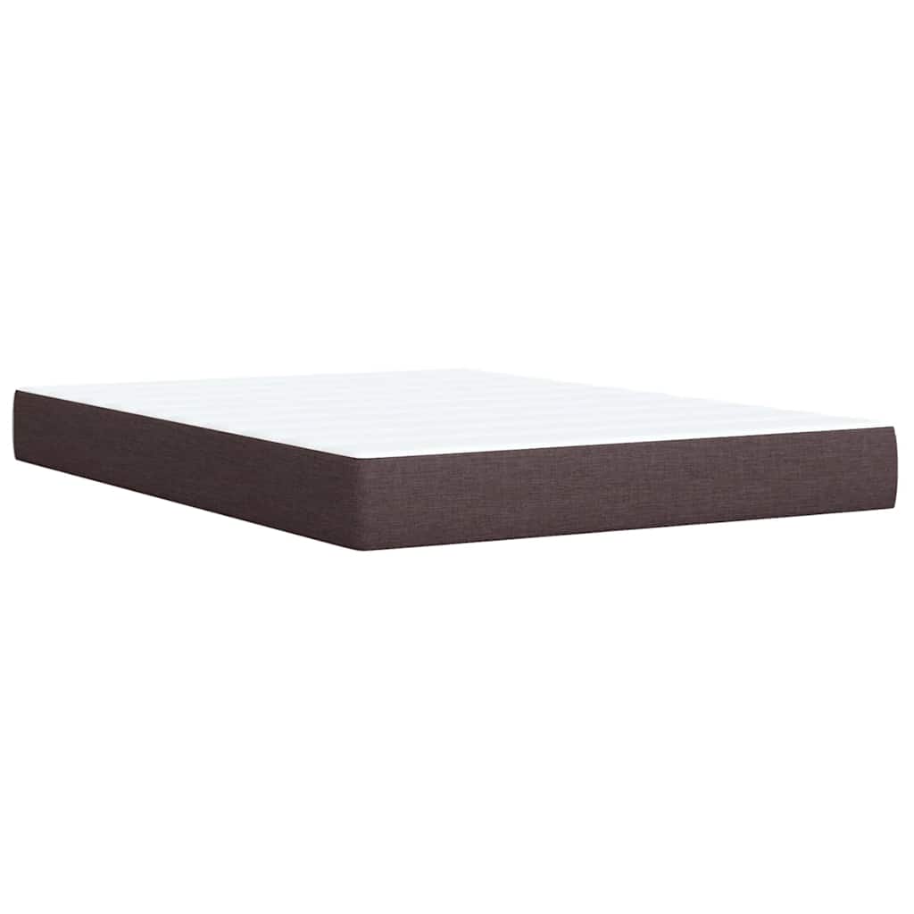 Sommier à lattes de lit avec matelas Marron foncé 140x190 cm - XIOS