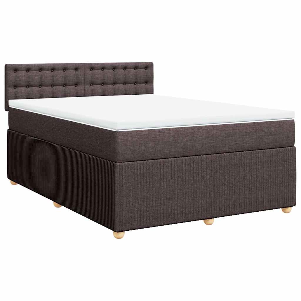 Sommier à lattes de lit avec matelas Marron foncé 160x200 cm - XIOS