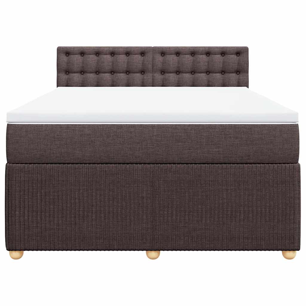 Sommier à lattes de lit avec matelas Marron foncé 160x200 cm - XIOS